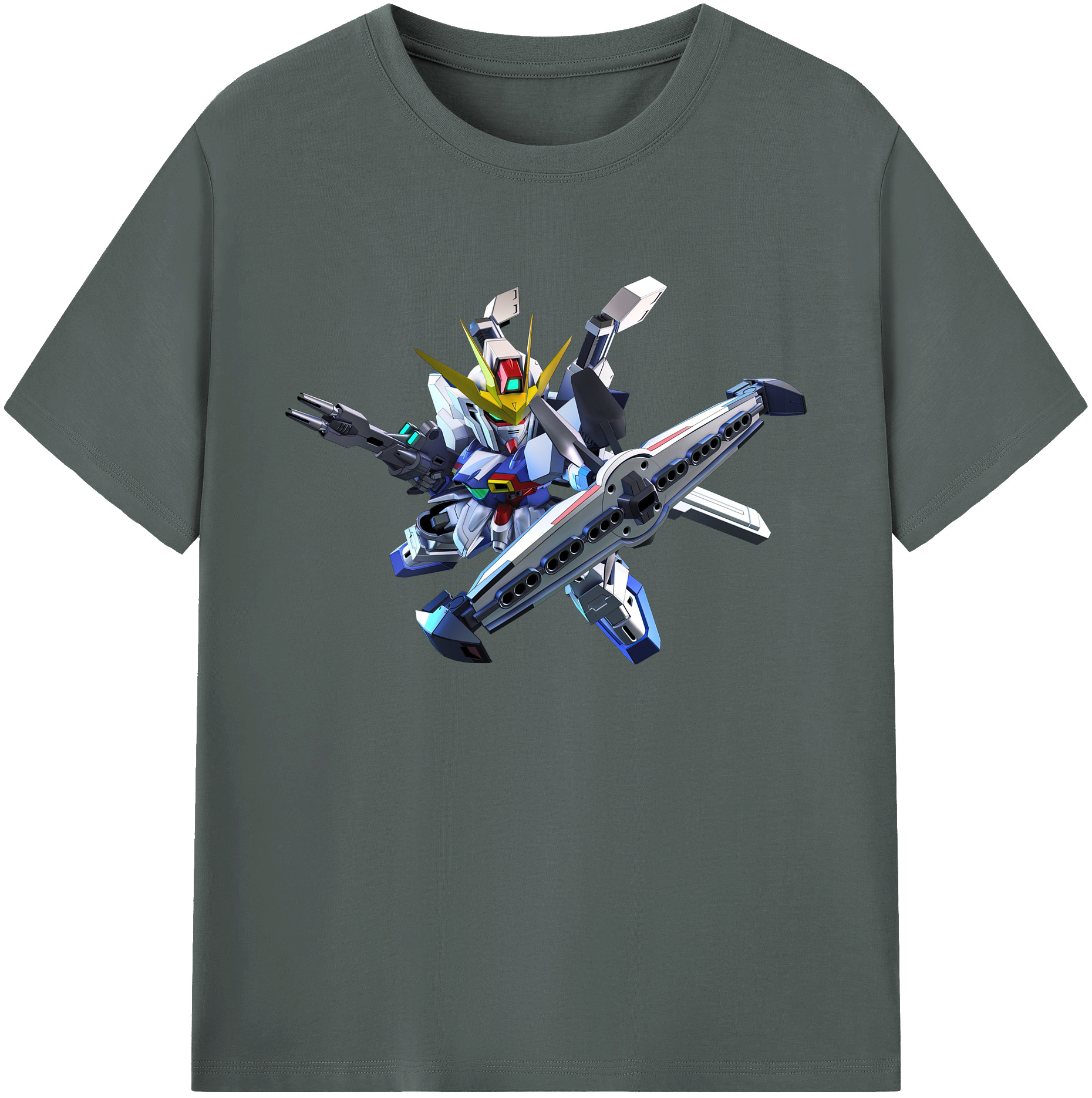 （画像用） 機動戦士ガンダム Mobile Suit Gundam 綿100％ メンズ半袖Tシャツ｜肌触りやわらか＆通気性